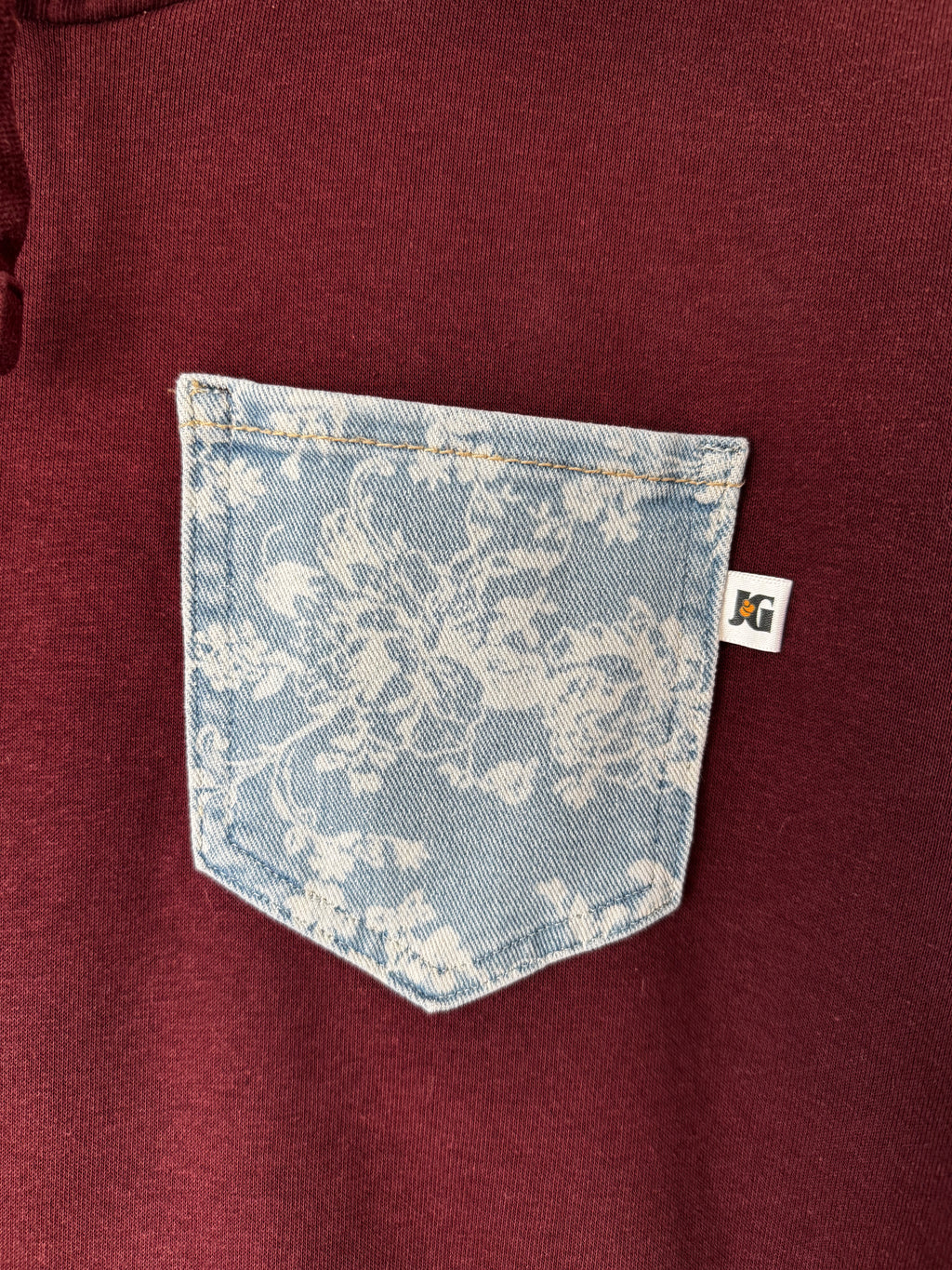 Sweat-shirt SLOGAN - bordeaux