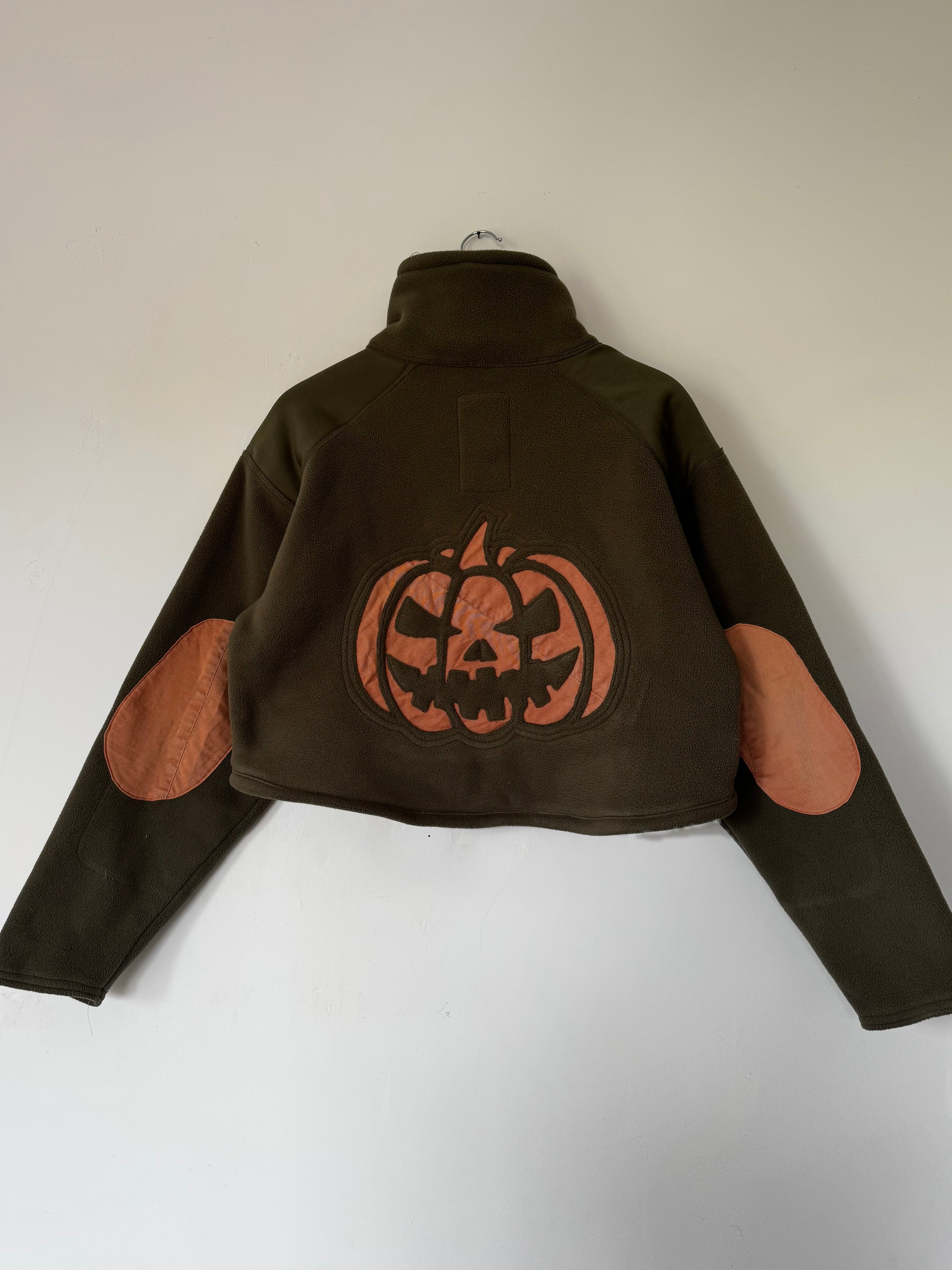 Polaire SPOOKY - kaki et citrouille