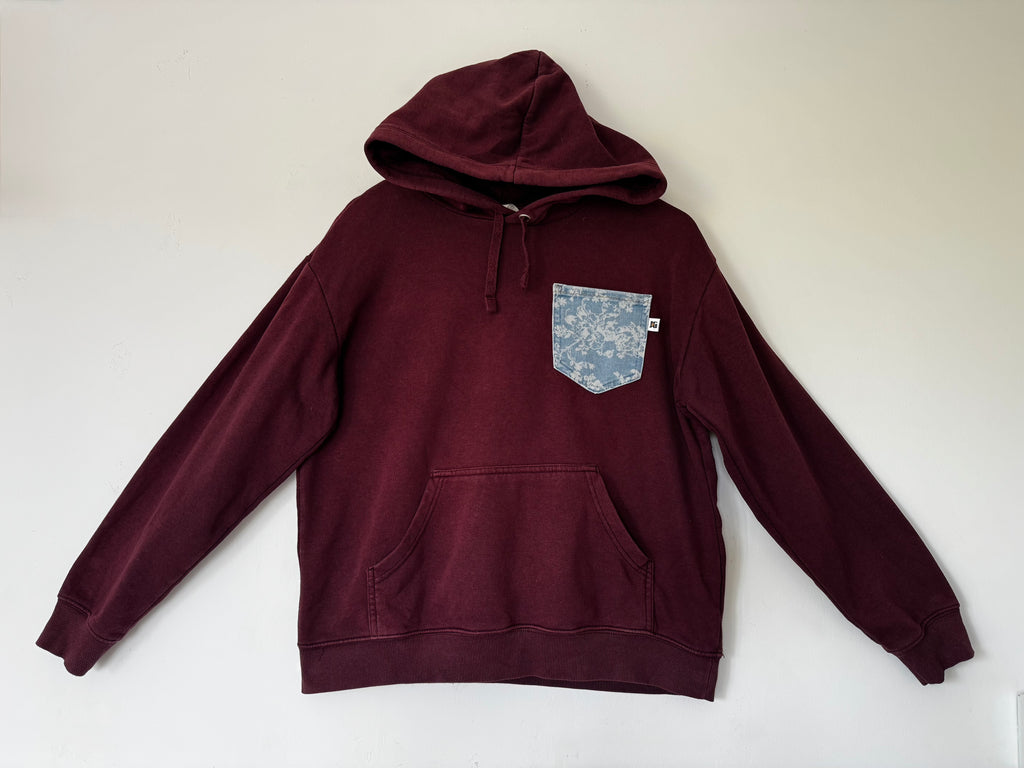 Sweat-shirt SLOGAN - bordeaux