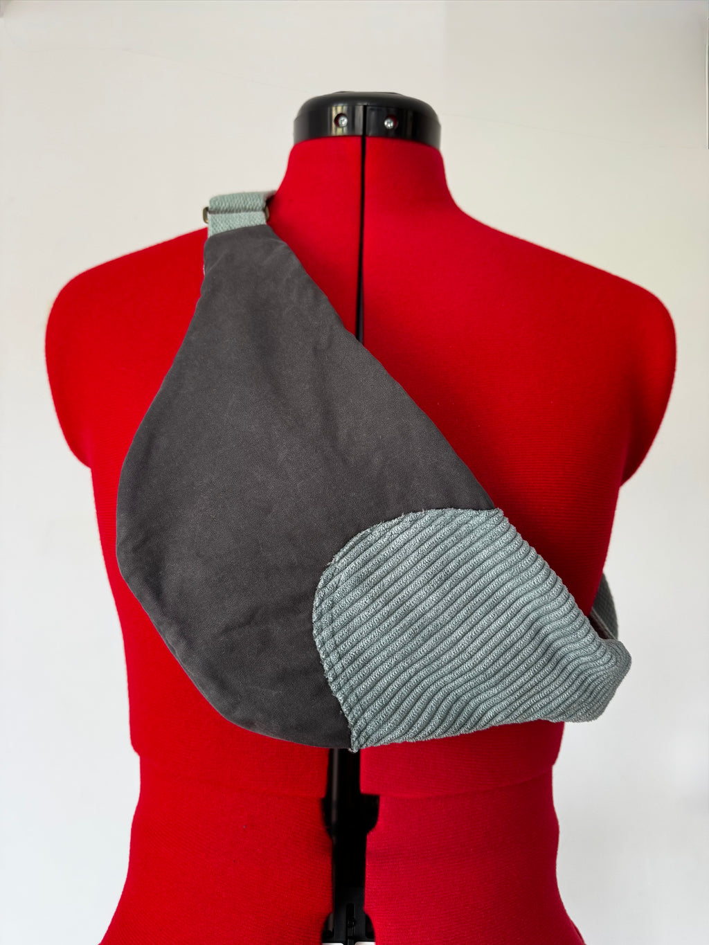 Sacoche banane WAVY DOUBLE - velours