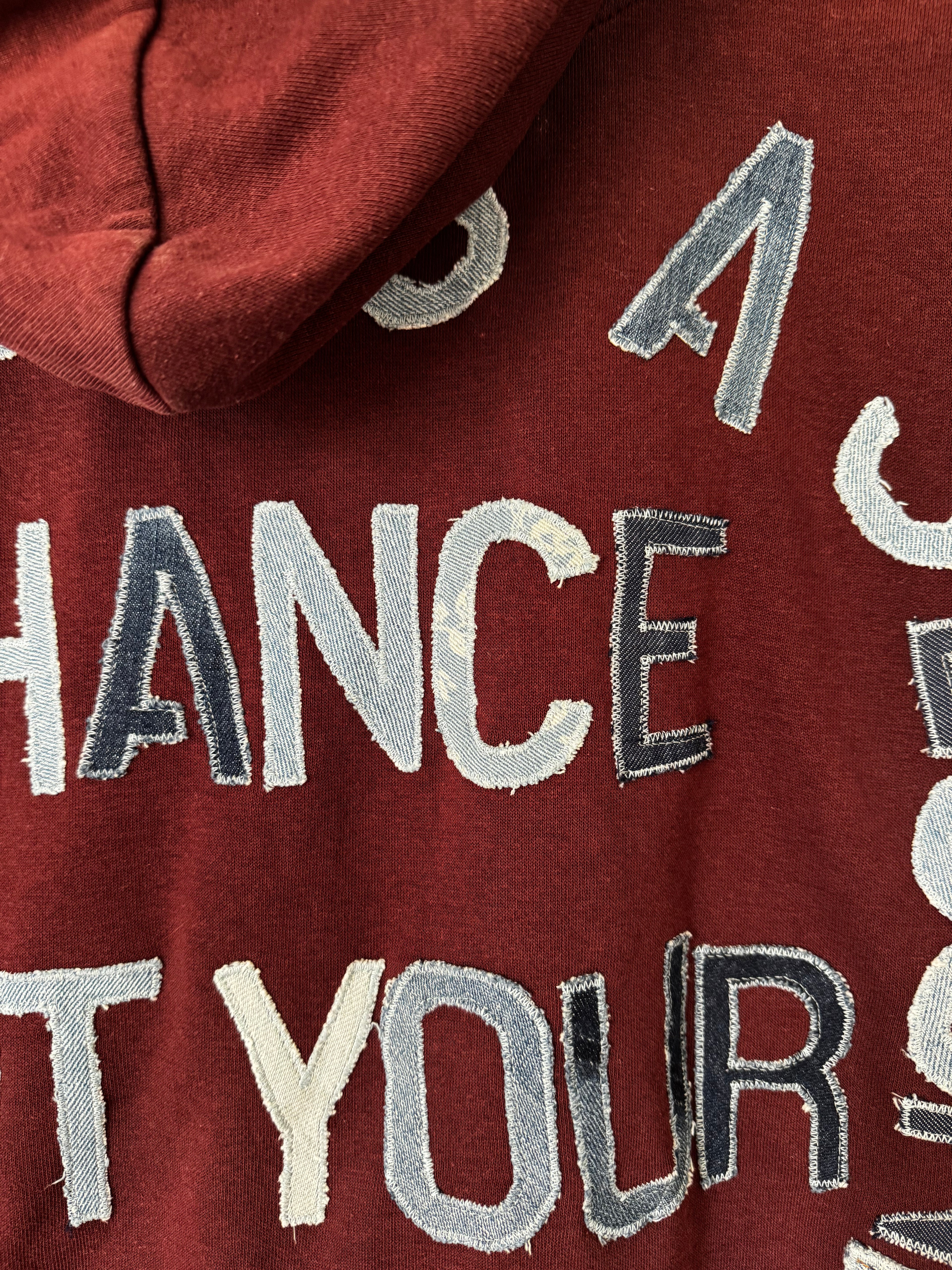 Sweat-shirt SLOGAN - bordeaux