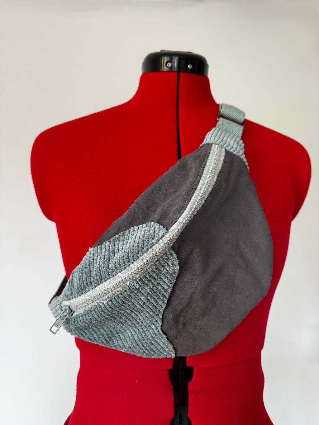 Sacoche banane WAVY DOUBLE - velours