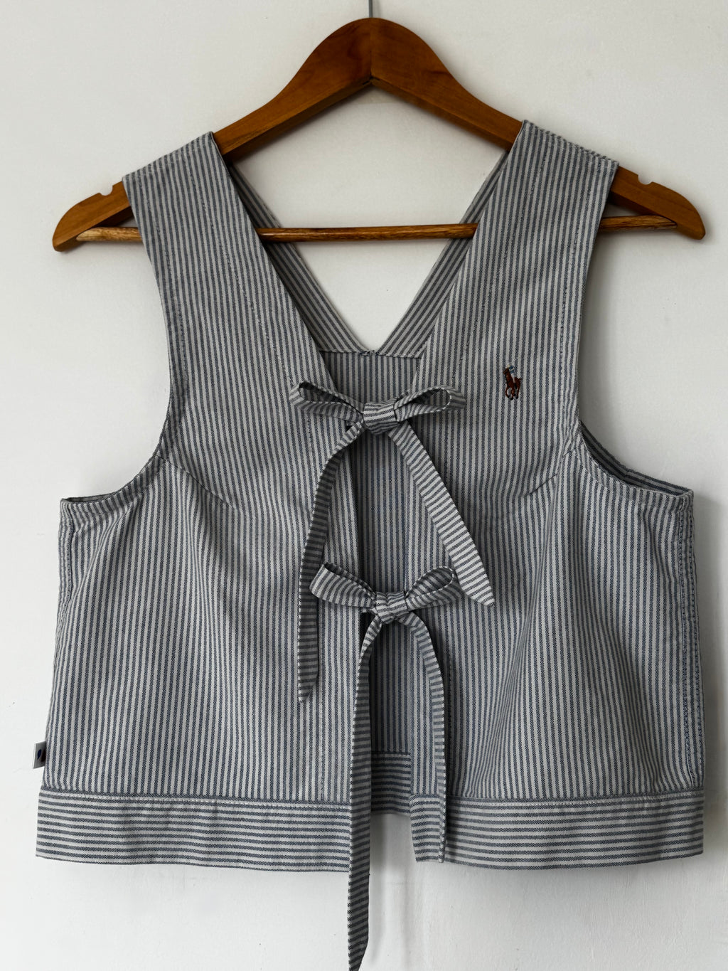 Chemisier sans maches LOOPY - à nouer devant