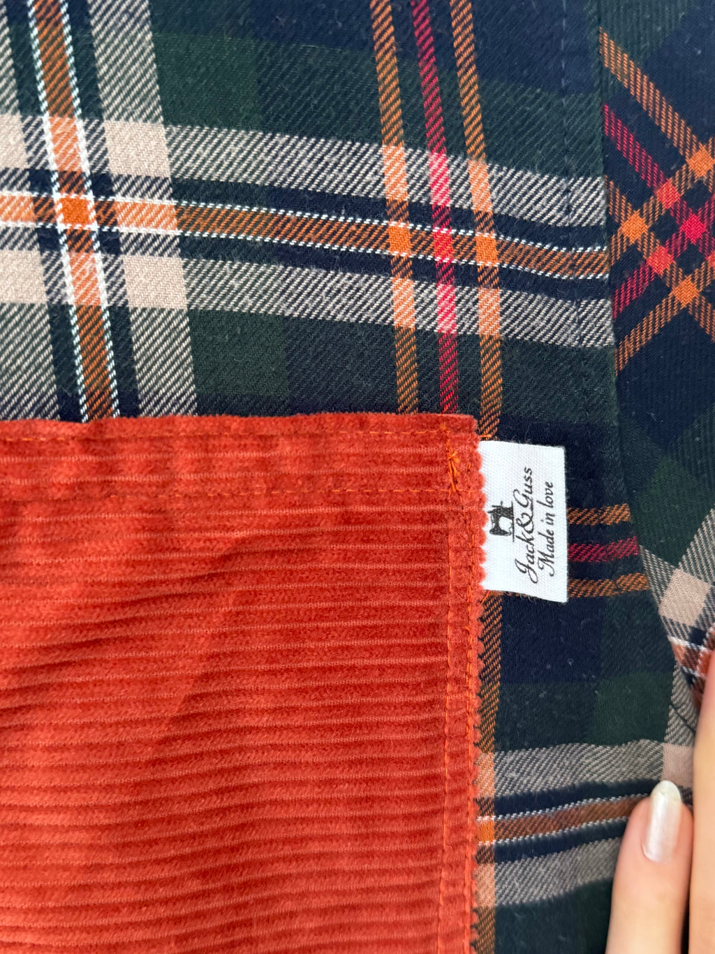 Chemisier WOODY - style bucheron/écossais