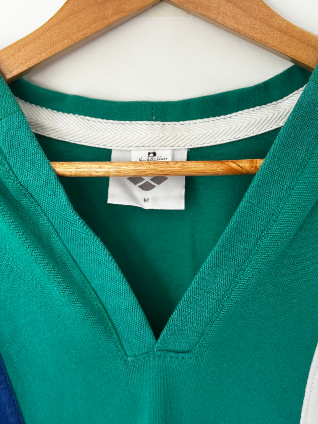 Polo manches longues OLDY - tricolore