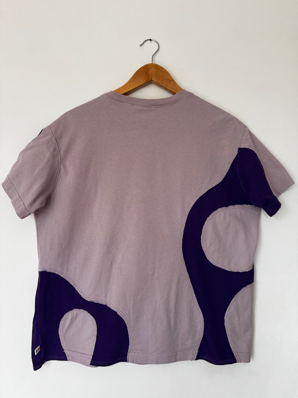 Tee-shirt manches courtes LILA - motifs wavy