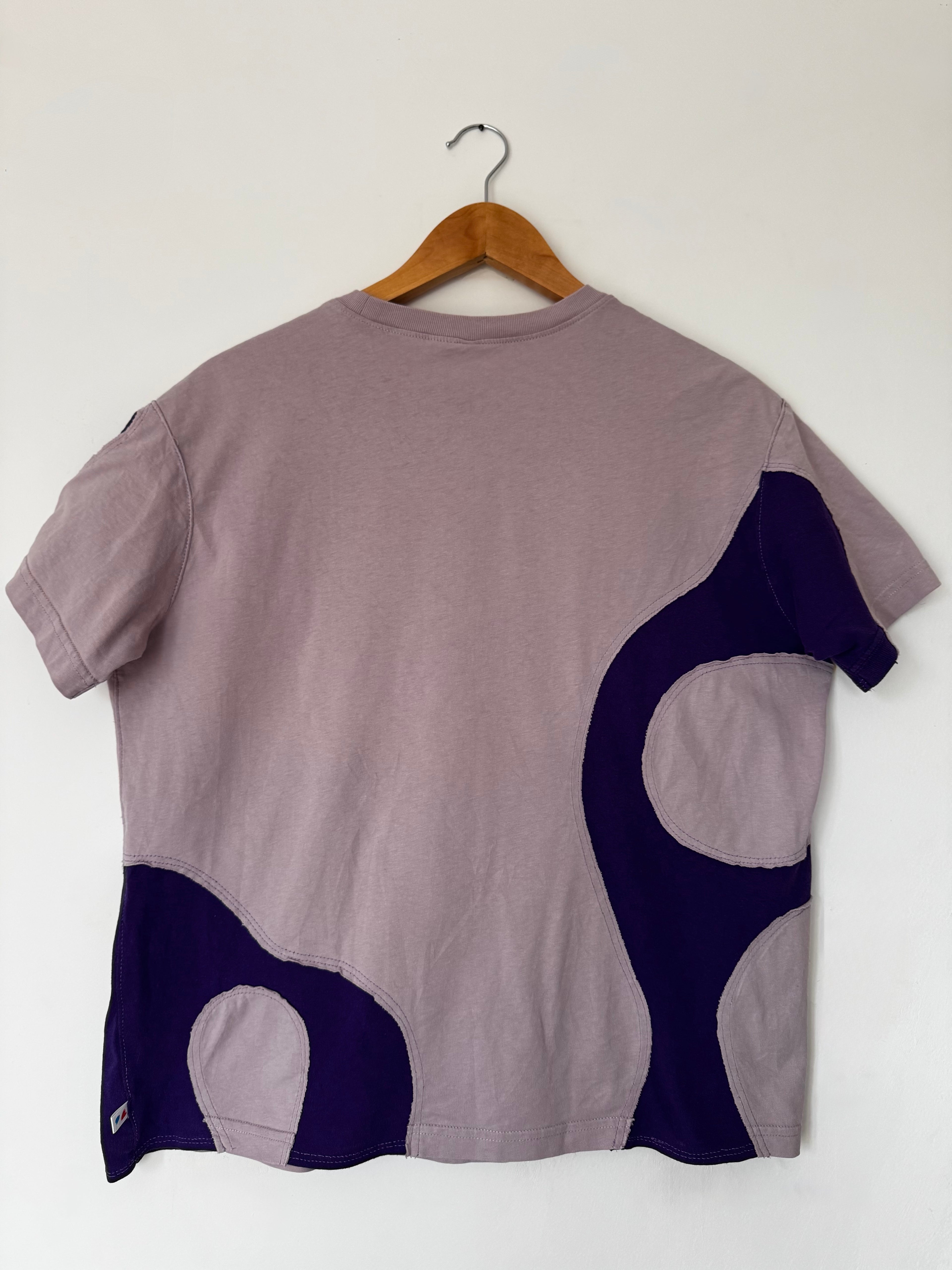 Tee-shirt manches courtes LILA - motifs wavy