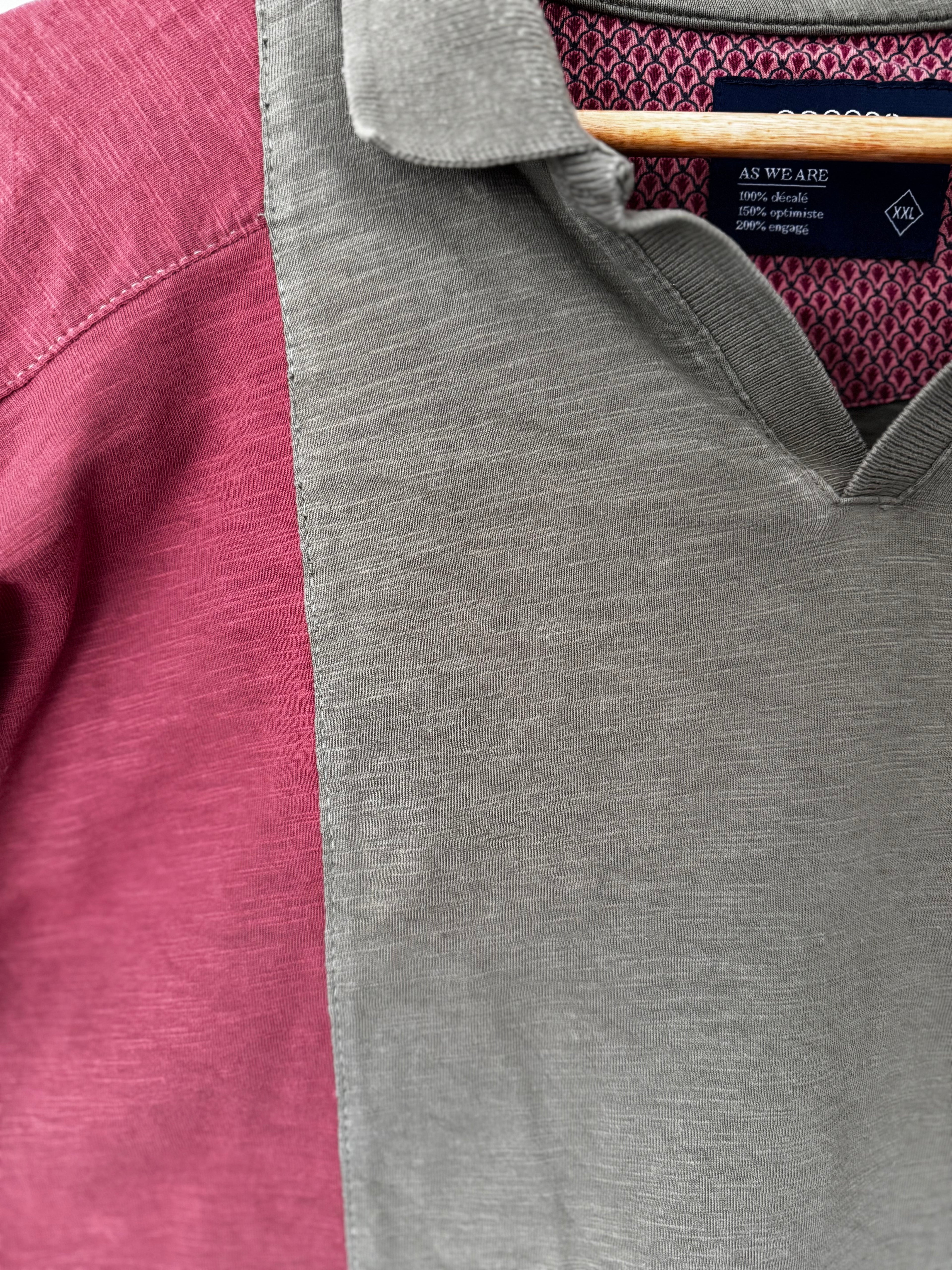 Polo manches longues OLDY - tricolores