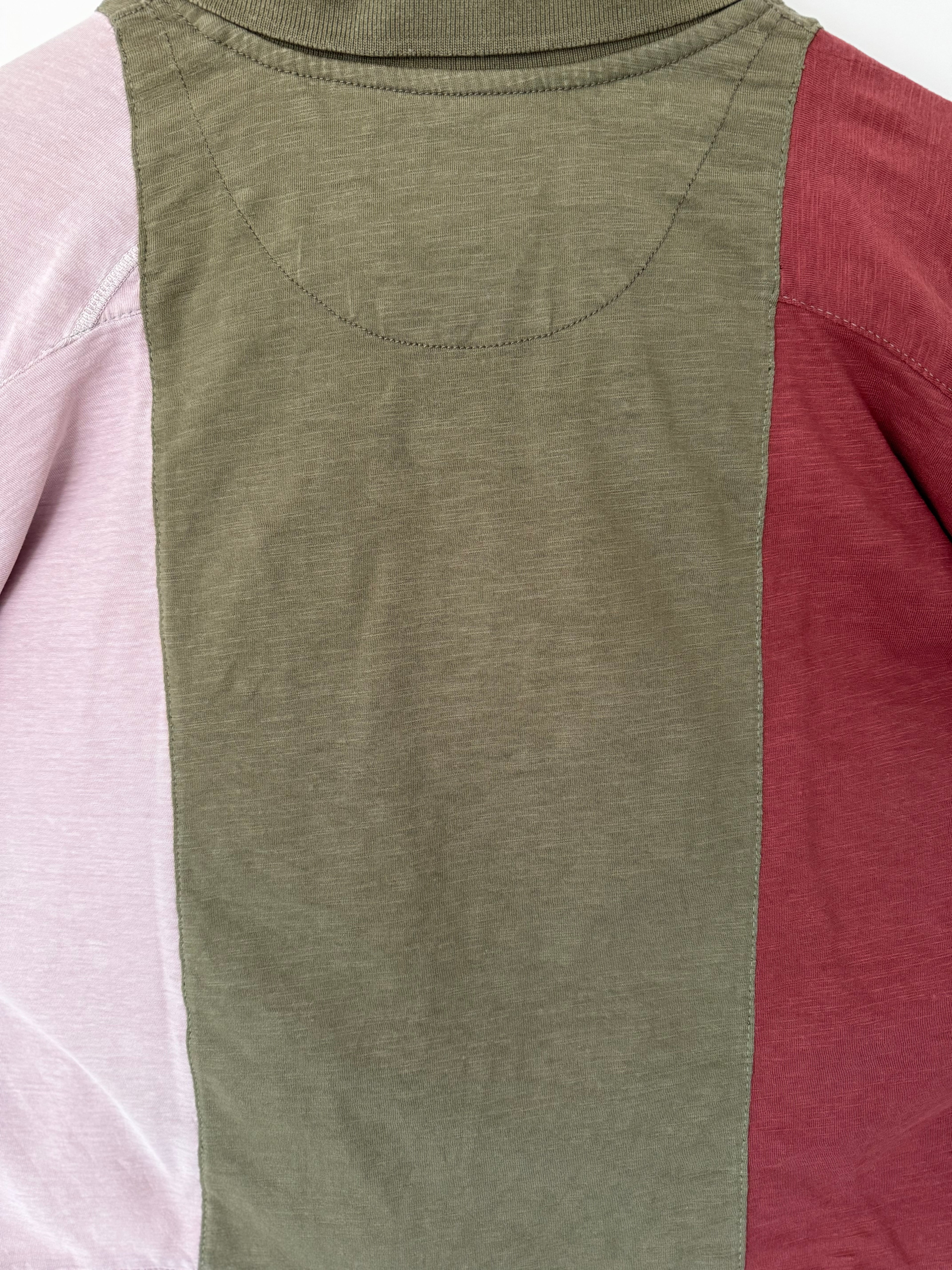 Polo manches longues OLDY - tricolores