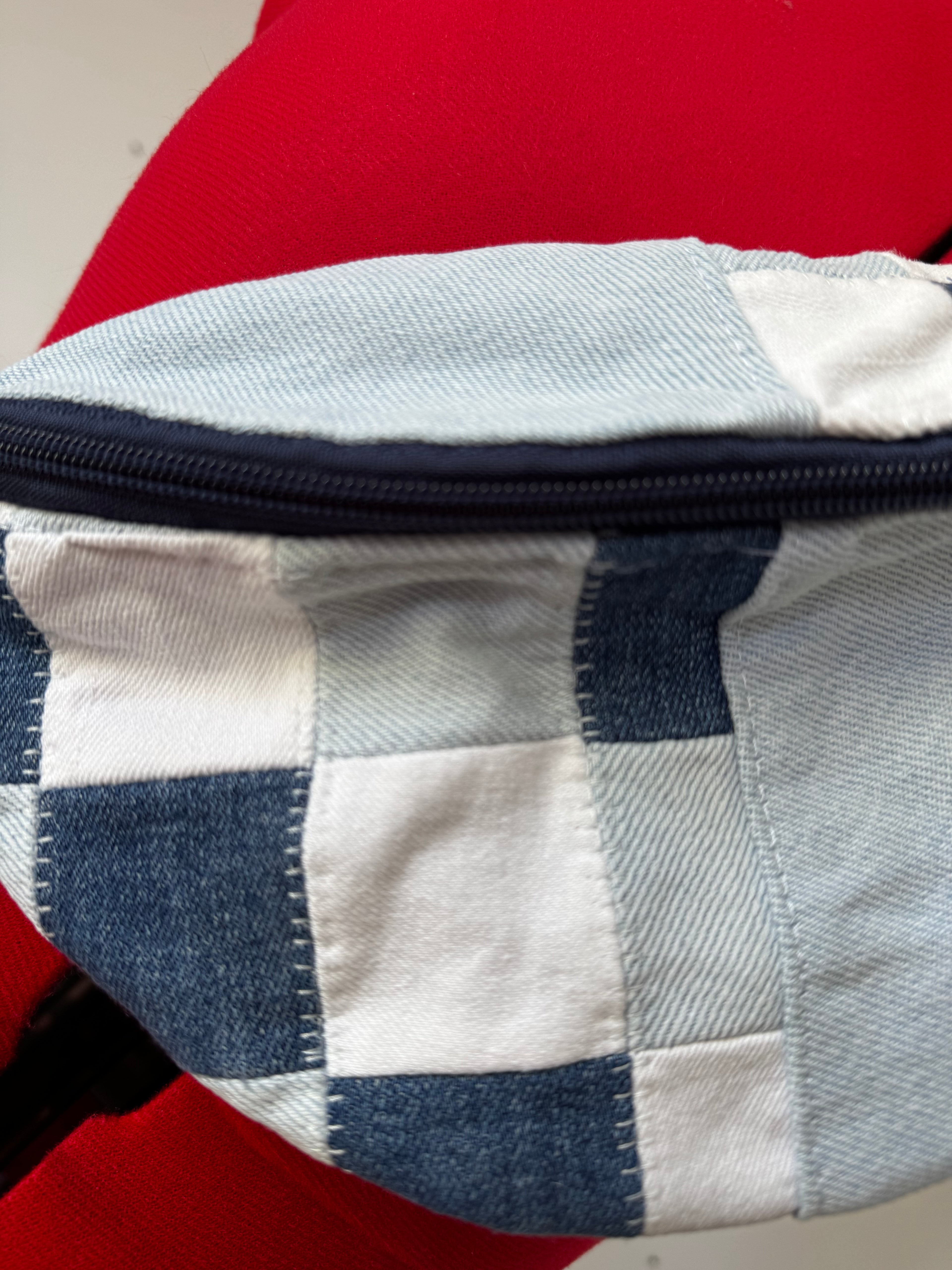 sacoche banane PATCHY - jeans bleus