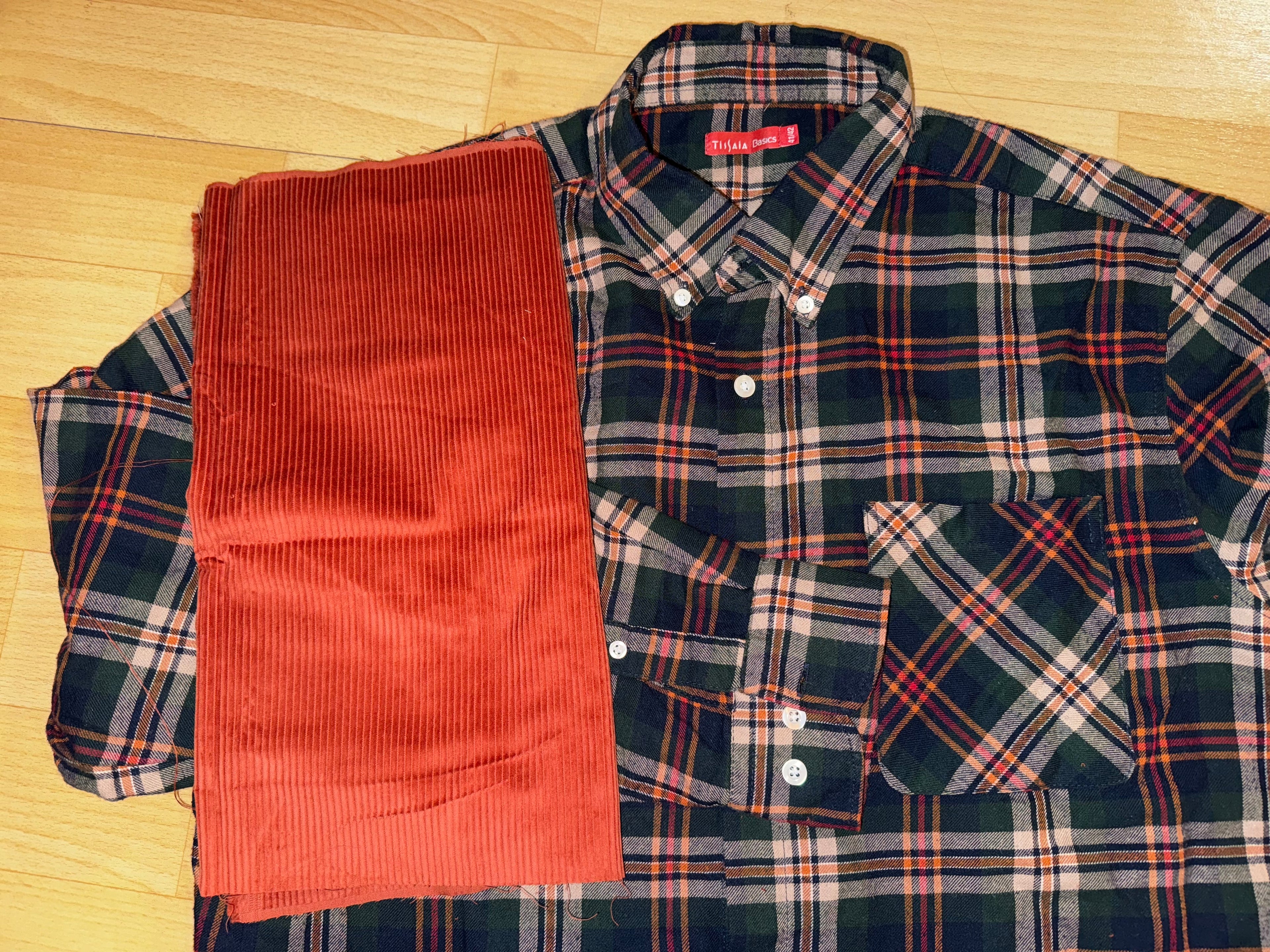 Chemisier WOODY - style bucheron/écossais