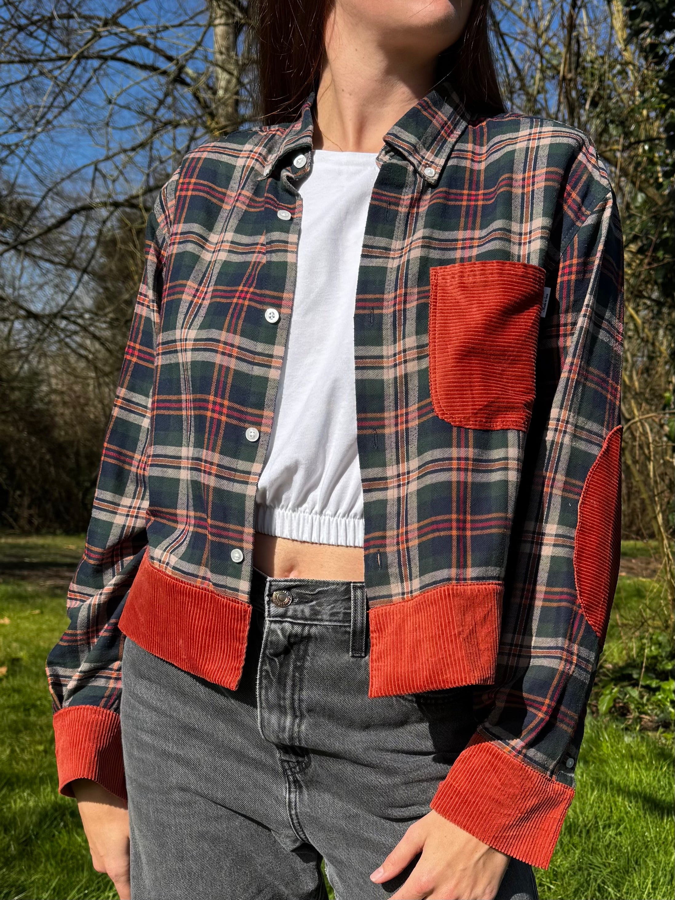 Chemisier WOODY - style bucheron/écossais