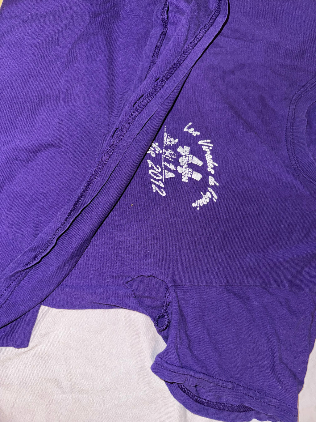 Tee-shirt manches courtes LILA - motifs wavy